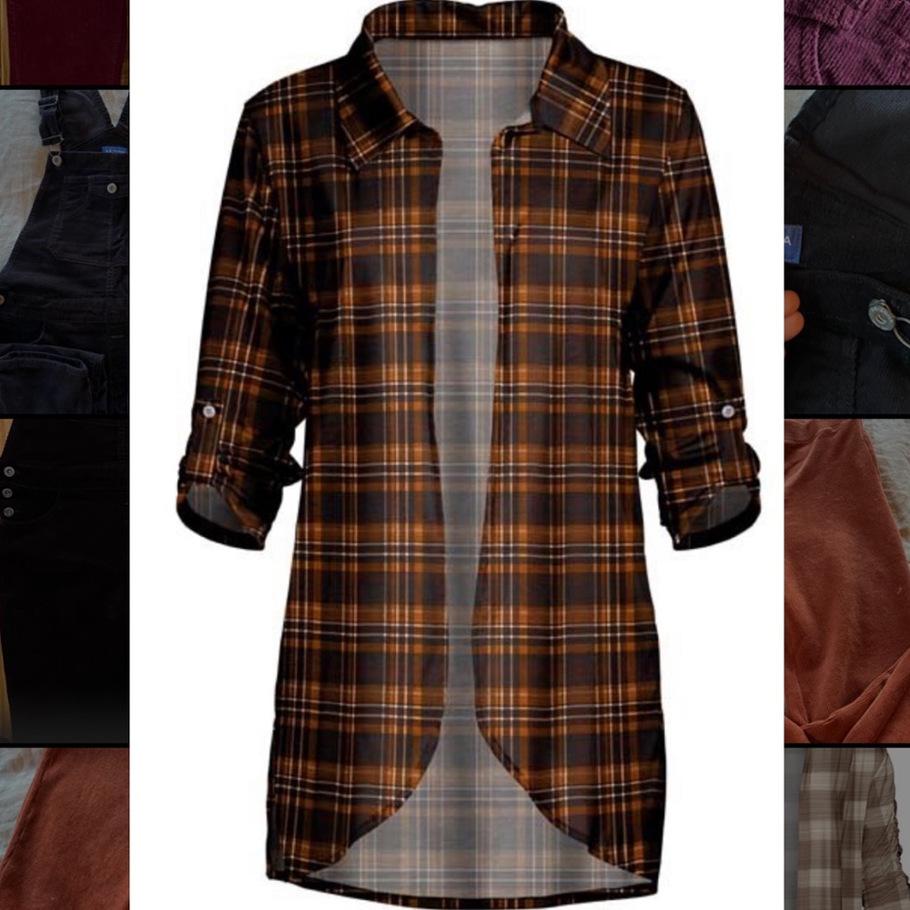 New Plaid Cardigan